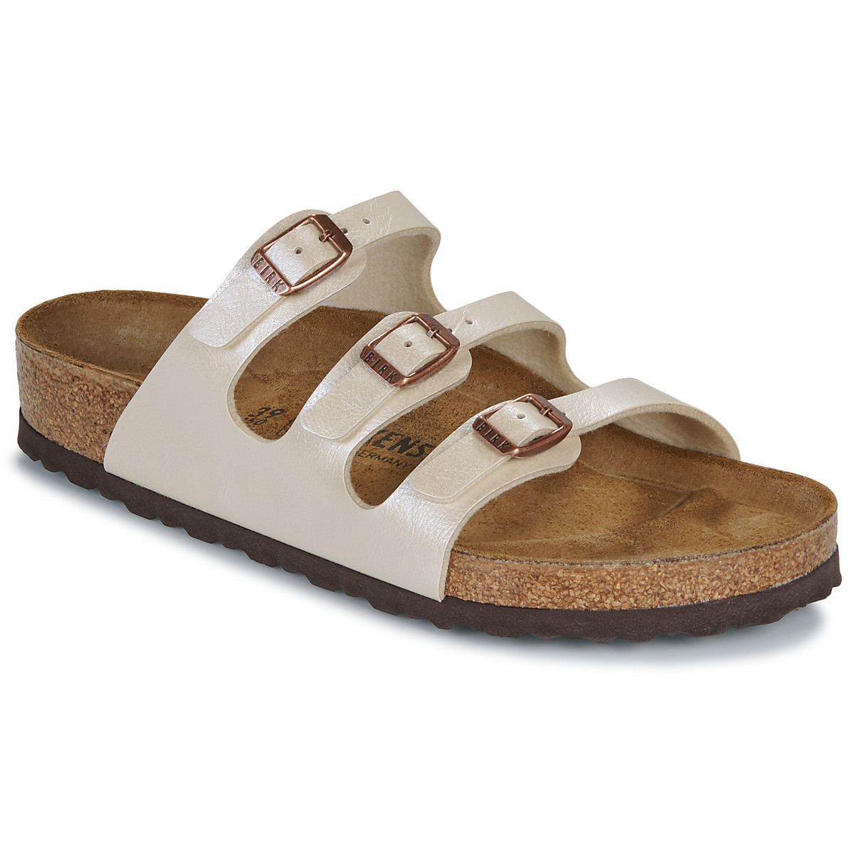 BIRKENSTOCK  Florida BF Graceful Pearl White  Béžová