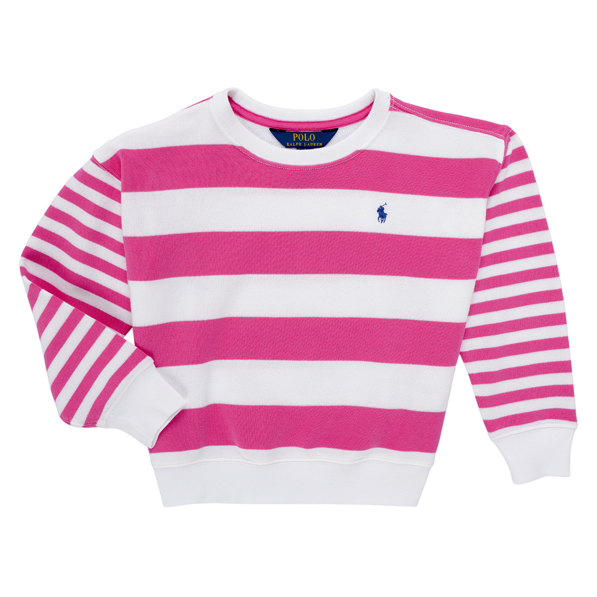Polo Ralph Lauren  STRPEBBBLCN-KNIT SHIRTS-SWEATSHIRT  Růžová