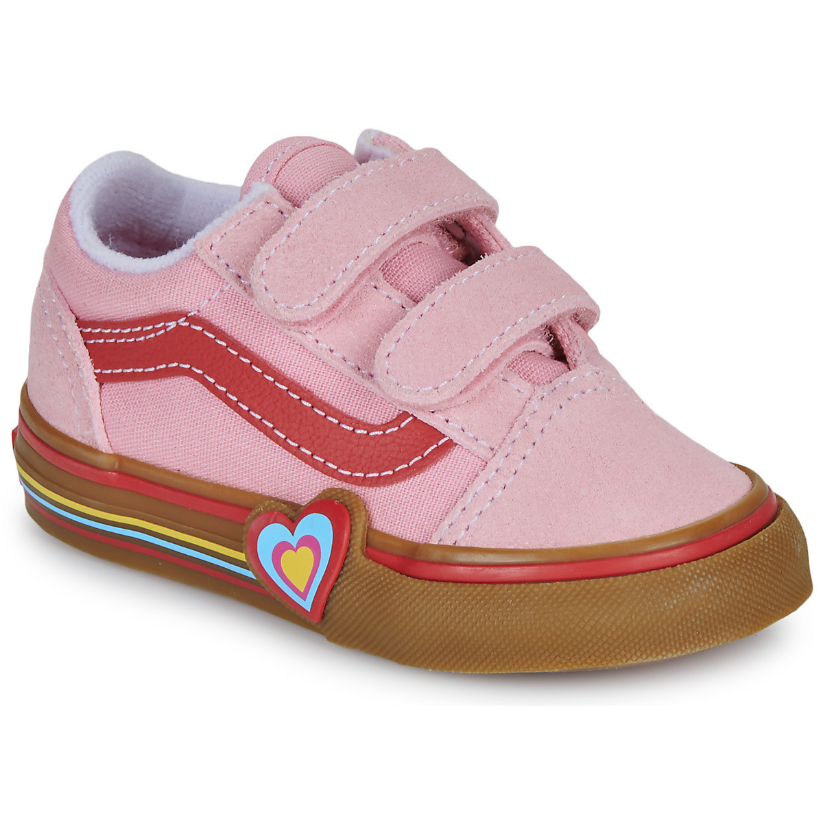 Vans  Old Skool V Heart  Růžová