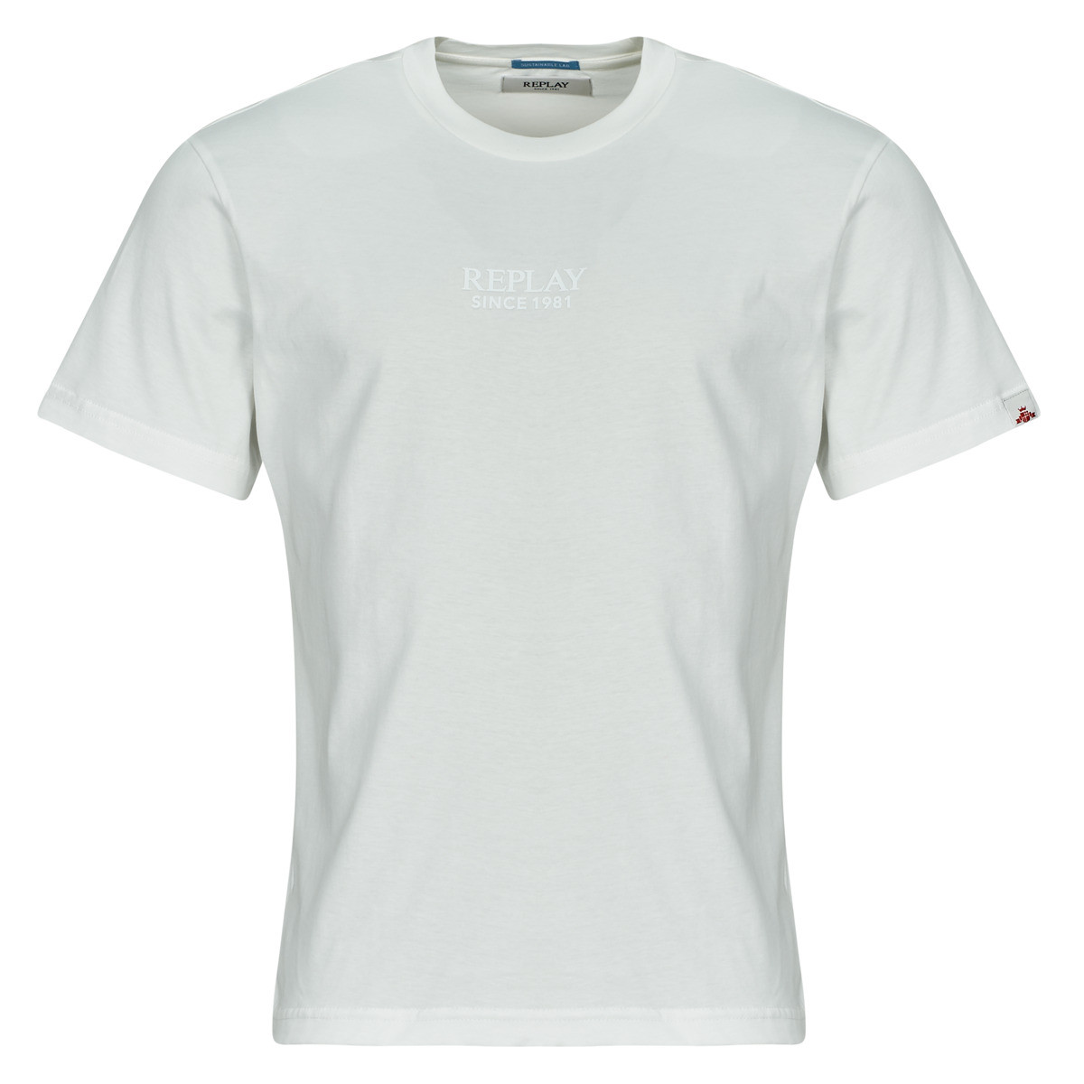 Replay  T SHIRT  Bílá