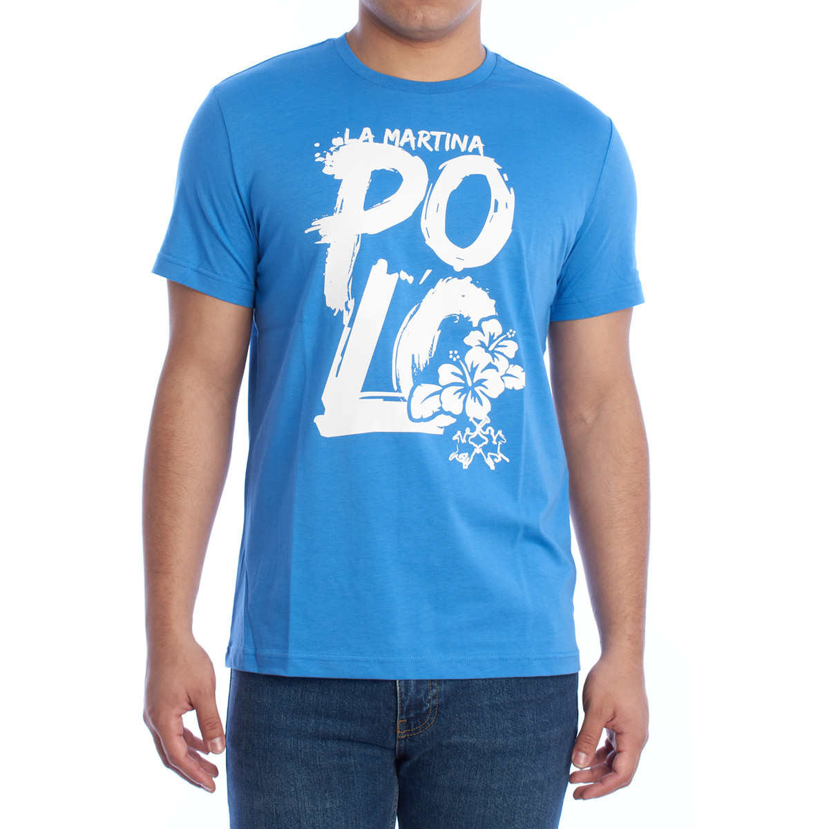 La Martina  YMR323-JS206-07205  Modrá