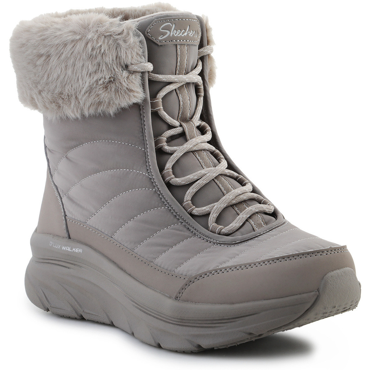 Skechers  Botki Winter Solstice 167388-DKTP Dark Taupe  Šedá