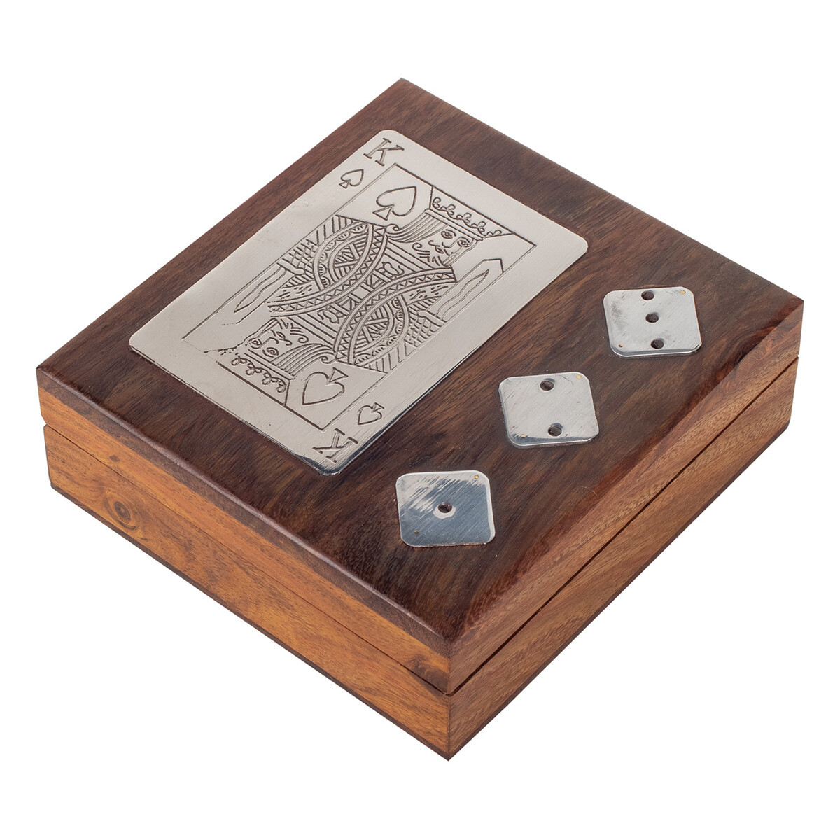 Signes Grimalt  Krabice Na Karty A Kostky  Hnědá