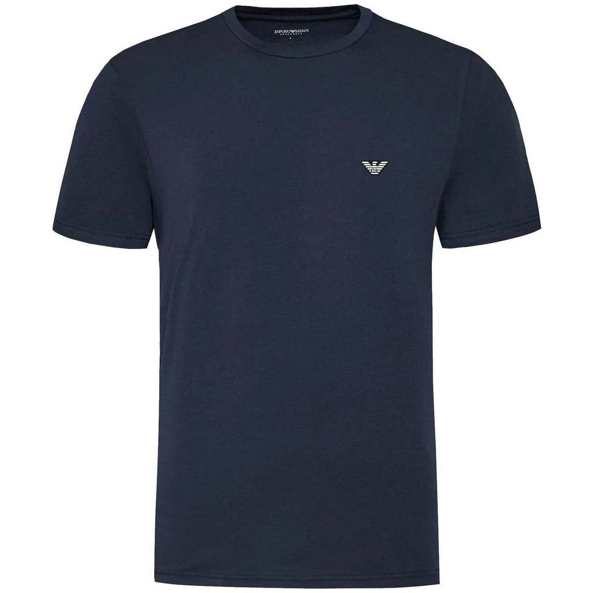 Emporio Armani  Beach Crew Neck T-Shirt Armani Blue  Modrá