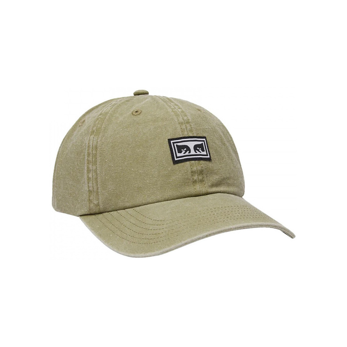 Obey  Icon eyes pigment 6 panel velc  Zelená