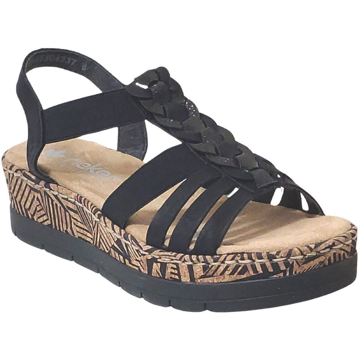 Rieker  V3902  Černá