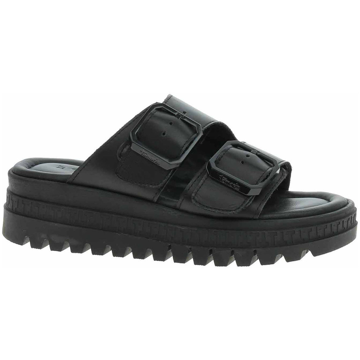 Tamaris  Dámské pantofle  1-27202-44 black leather  Černá