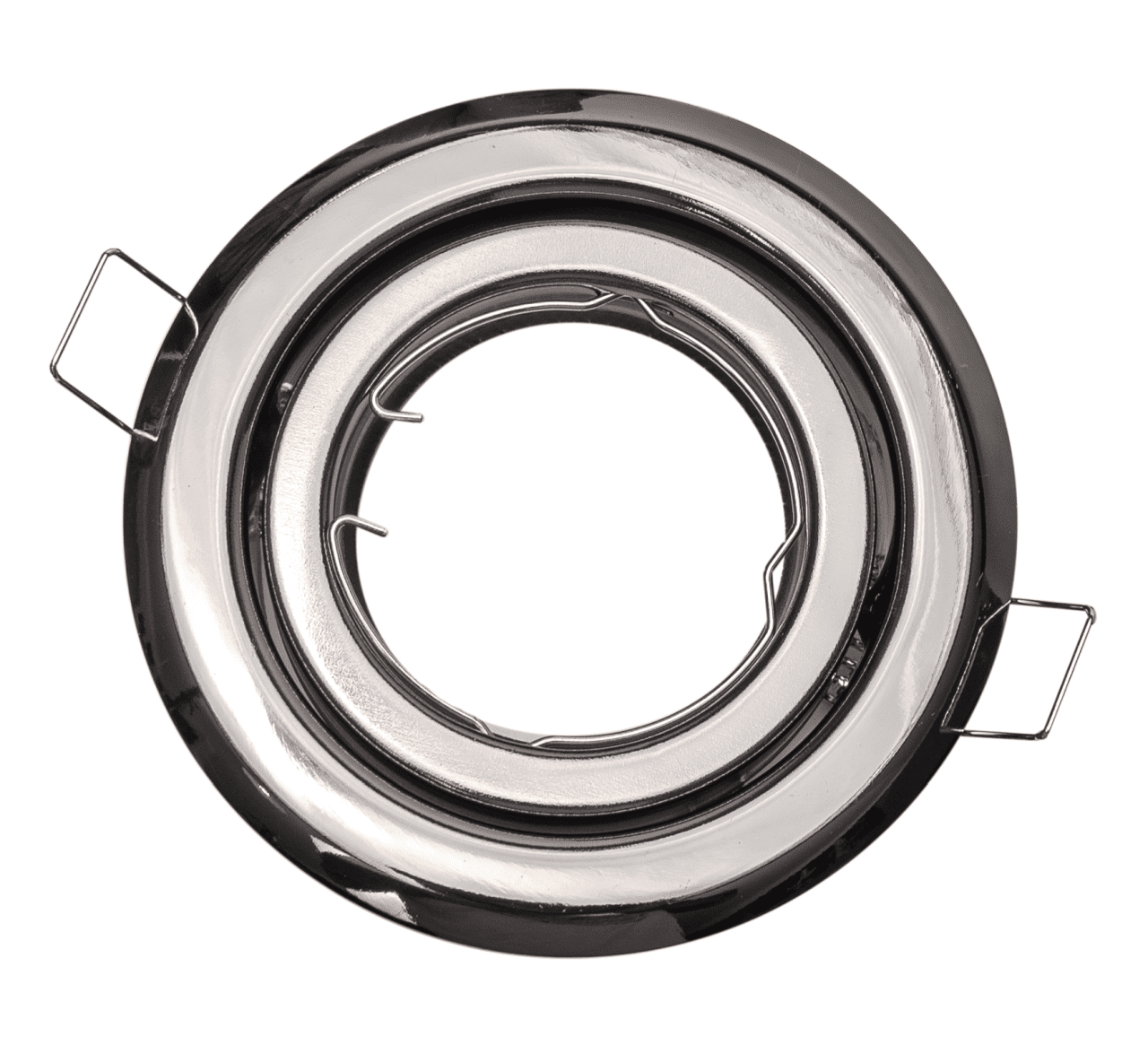 LED Solution Podhledový rámeček grafitový chrom výklopný kulatý 10420