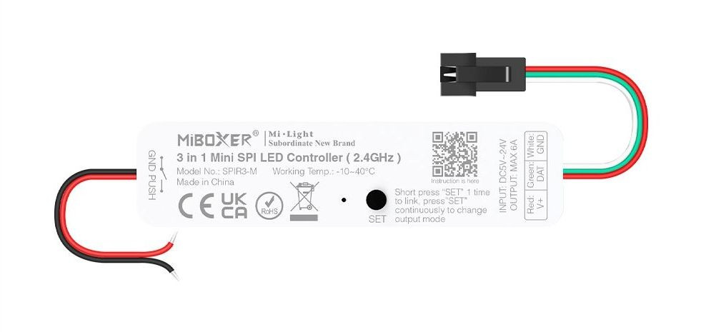 LED Solution Mi-Light MiBoxer RF Přijímač mini 3v1 pro digitální LED pásky SPIR3-M