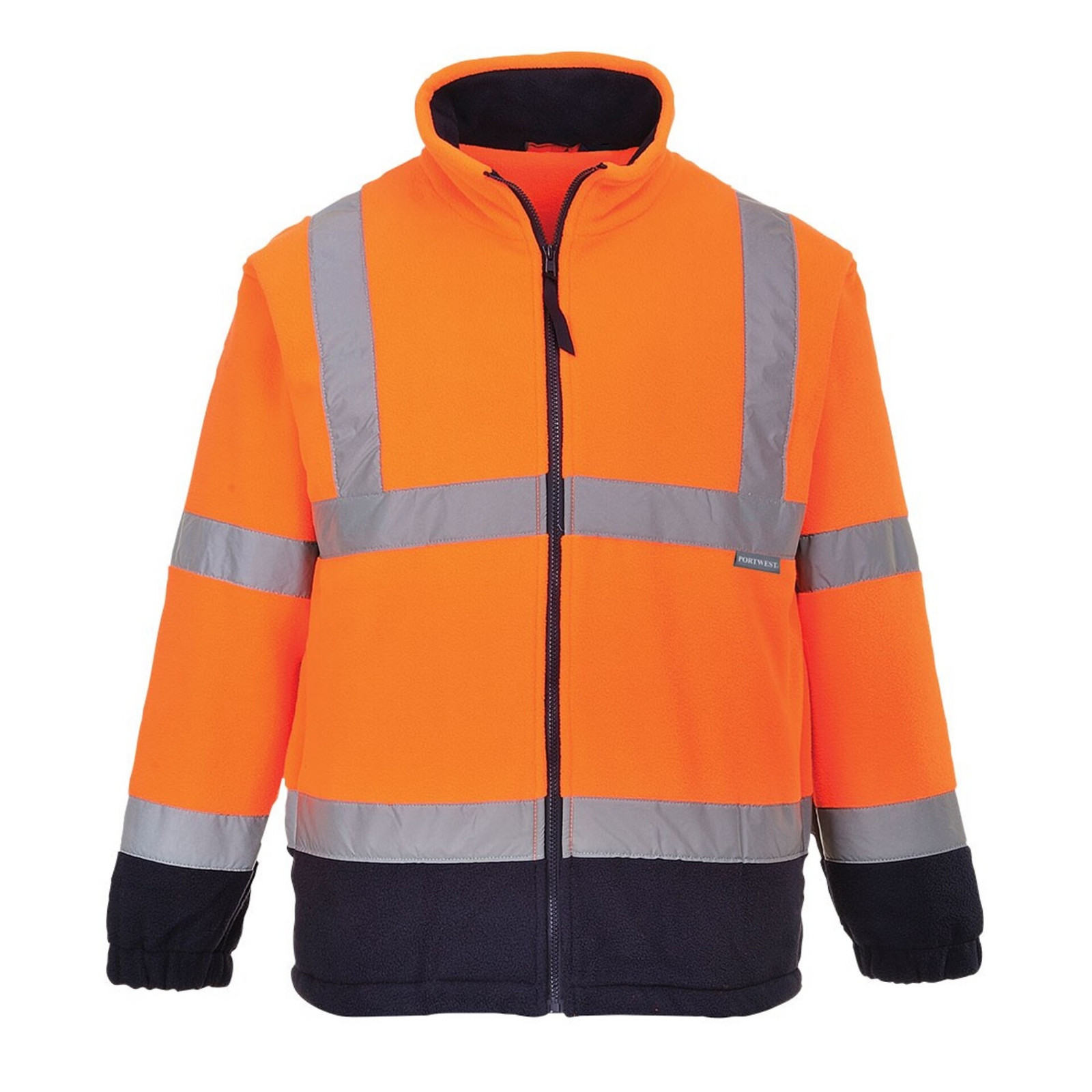 Portwest F301 Mikina reflexní oranžová/modrá  3XL
