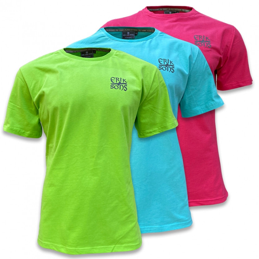 Triko Erik and Sons Basic 3 ks (zelené, modré, červené), M