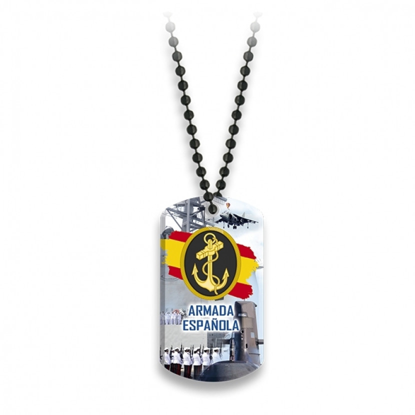 Známka Dog Tag Albainox Armada Espaňola - barevná