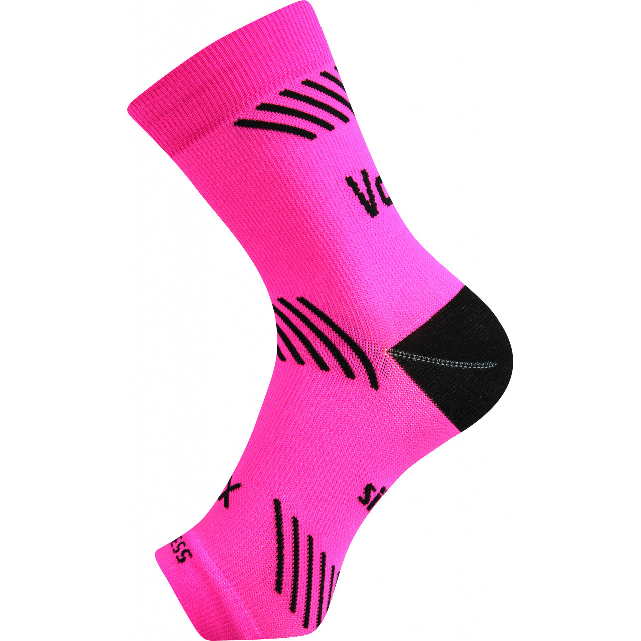 Návlek kompresní Voxx Protect kotník - růžový svítící, S/M