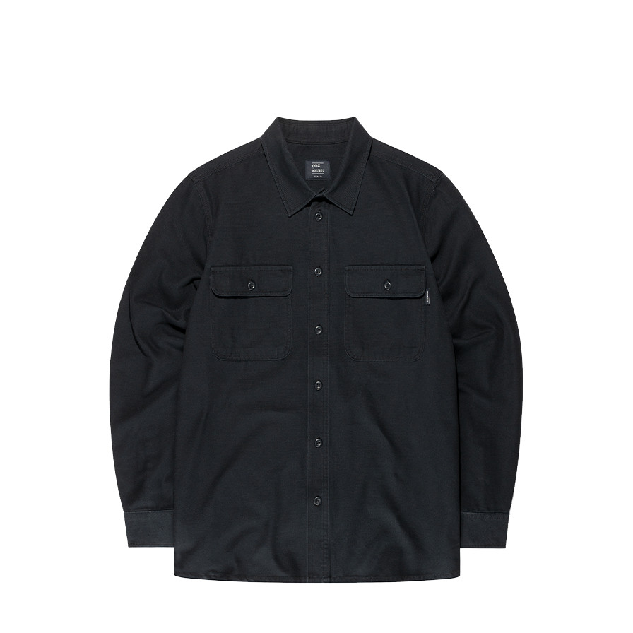 Košile pánská Vintage Industries Baron - černá, XL