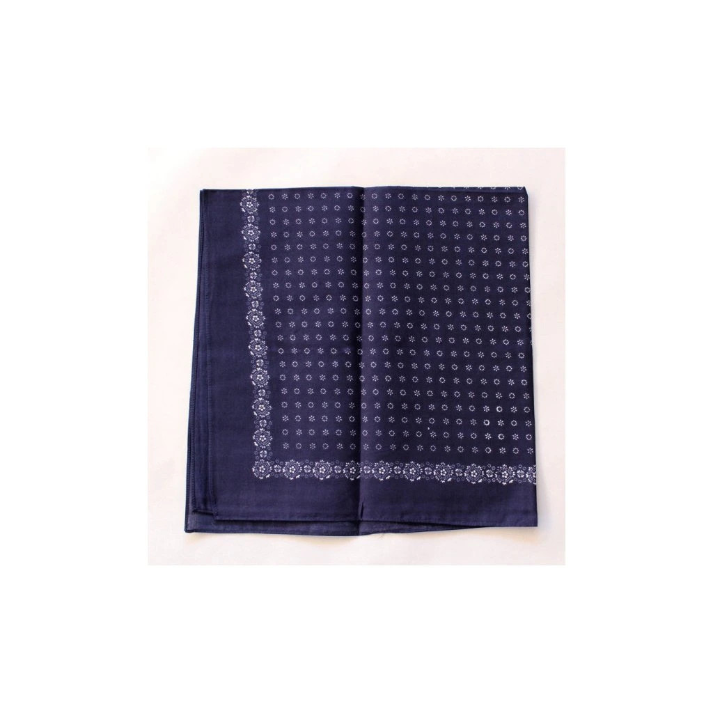 Šátek Etex Květy B01 1 ks - tmavě modrý