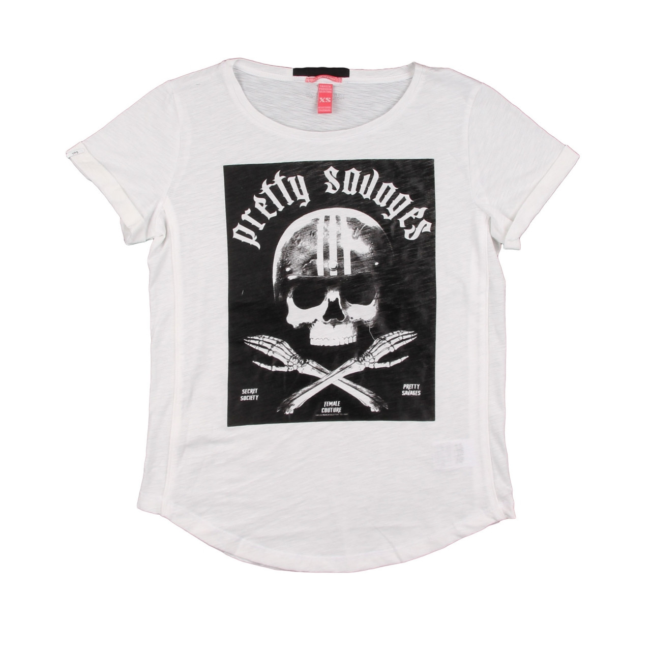 Triko dámské Yakuza Premium Pretty Skull - bílé, XS