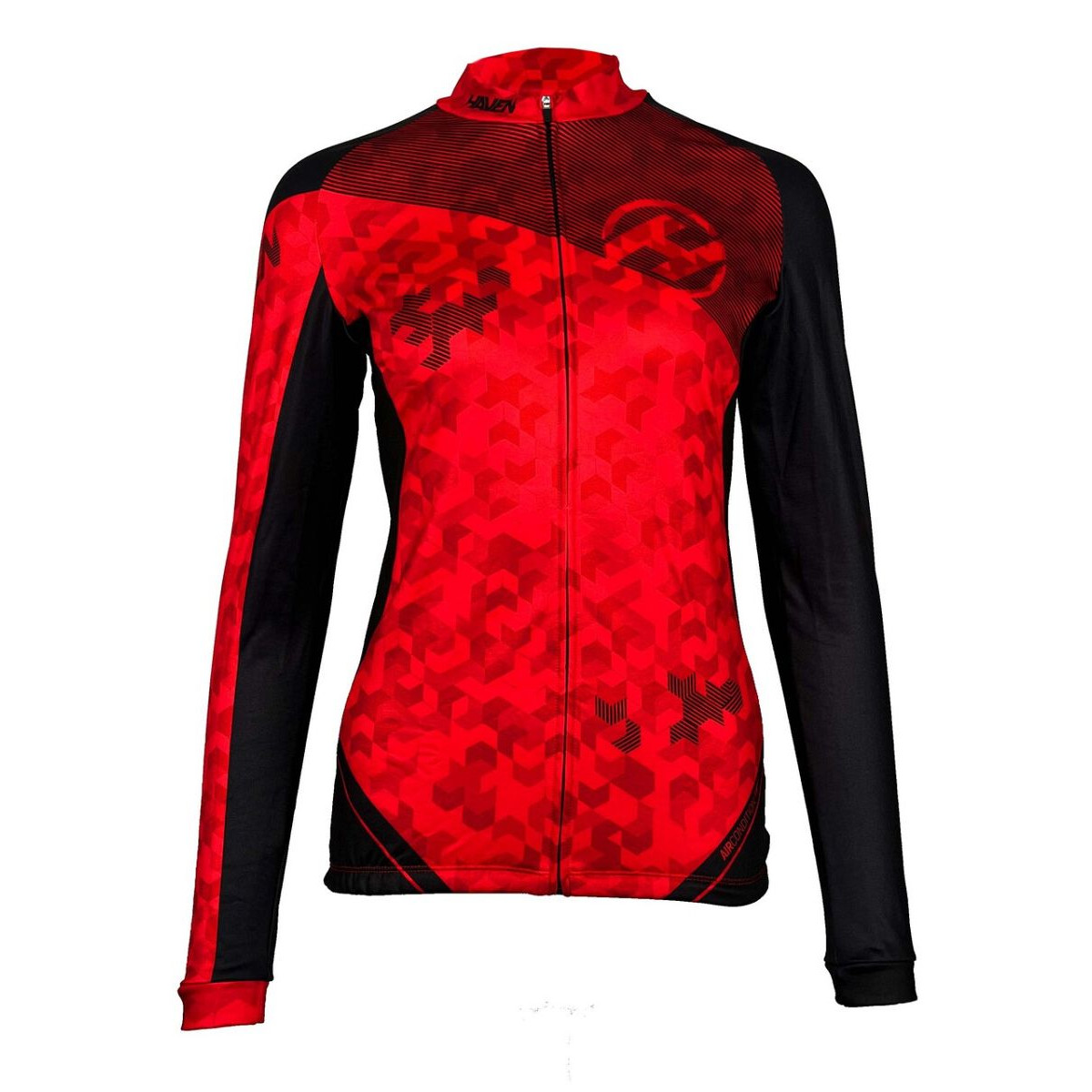 Dres dámský zateplený Haven Strato - červený-černý, S