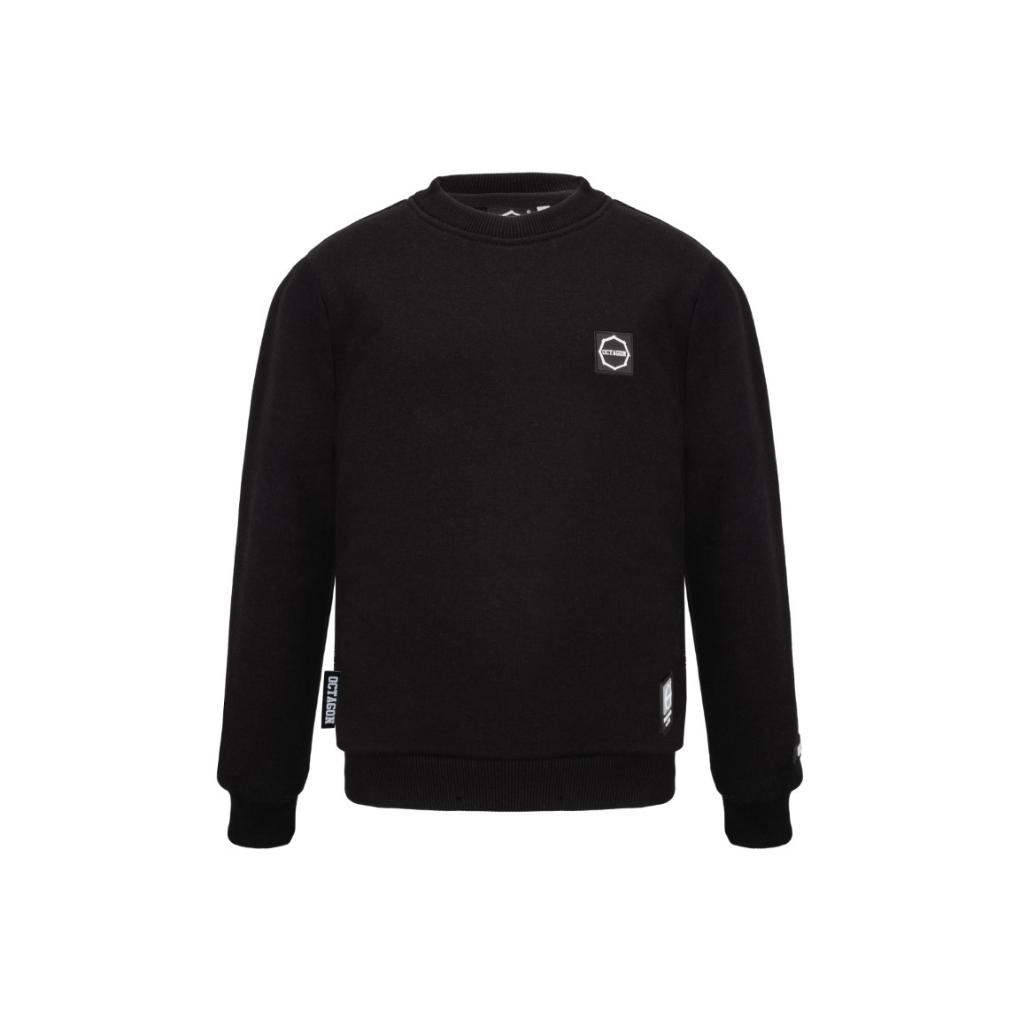 Mikina dětská Octagon Small Logo - černá, 140