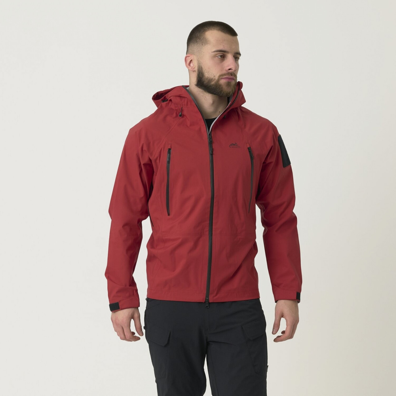 Bunda Helikon Squall Hardshell - červená, 3XL
