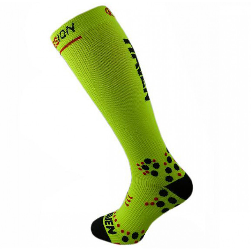 Kompresní podkolenky Haven EvoTec Silver - zelené-černé, 6-7