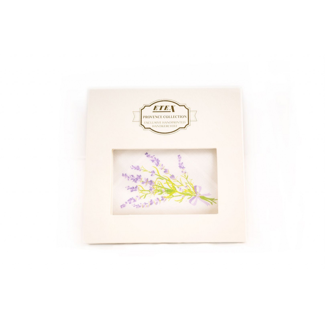 Dámský kapesník Etex Levandule L35 1 ks - bílý-barevný