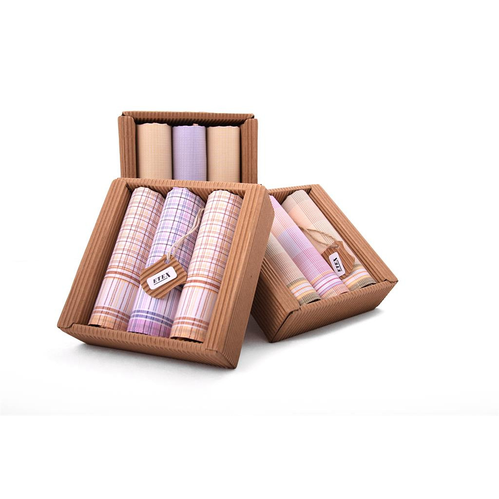 Dámské kapesníky Etex L47 3 ks - různé barvy