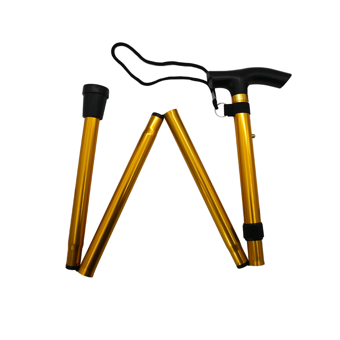 Jednoduchá skládací vycházková hůl - různé barvy