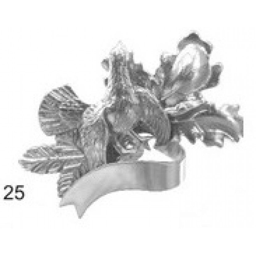 Odznak Tetřev, stuha a dub - stříbrný