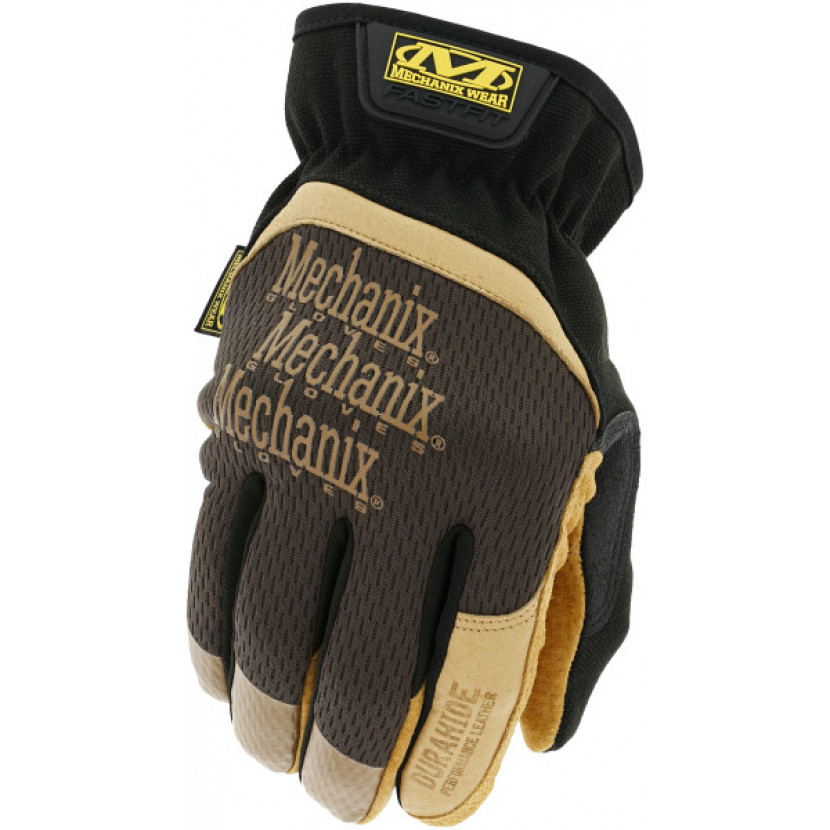 Rukavice Mechanix Wear Leather FastFit - hnědé-coyote, S