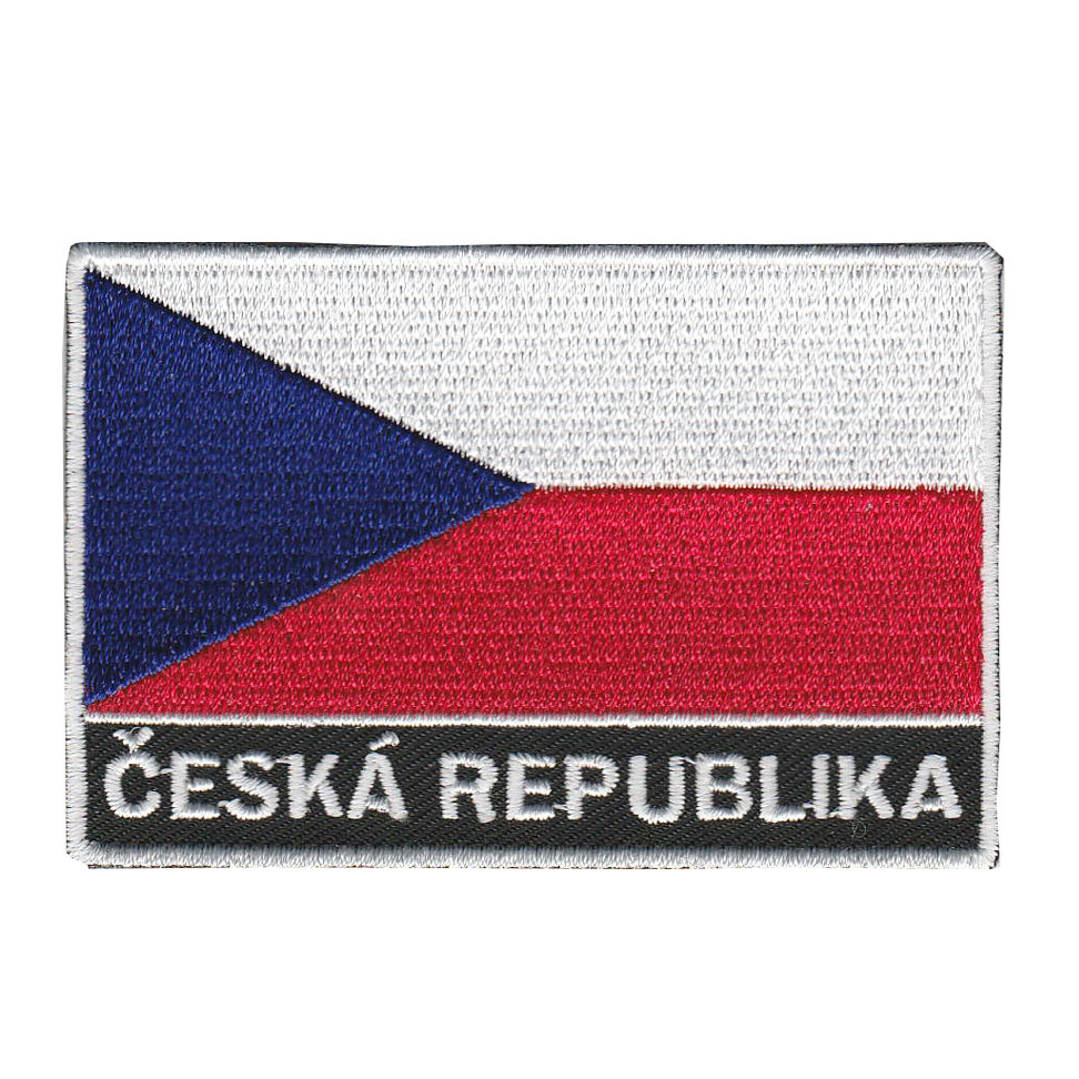 Nášivka Česká vlajka Česká republika 7,5x5,1 cm