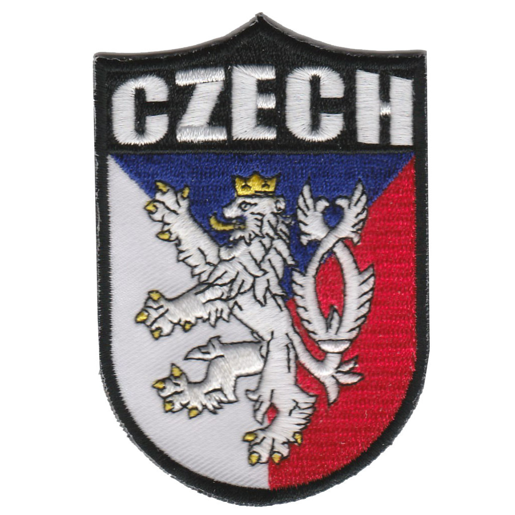 Nášivka Česká vlajka Czech 7,5x5,1 cm