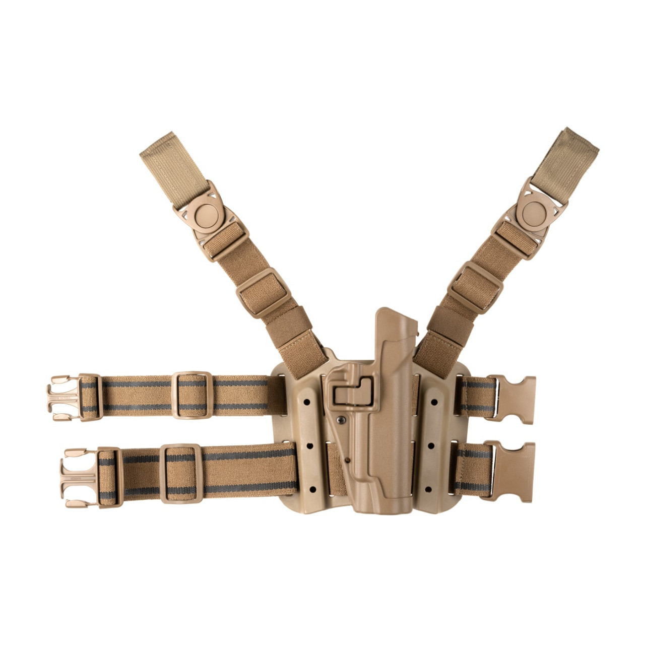 Taktický stehenní nosič s fixací Blackhawk SERPA 1911 - coyote