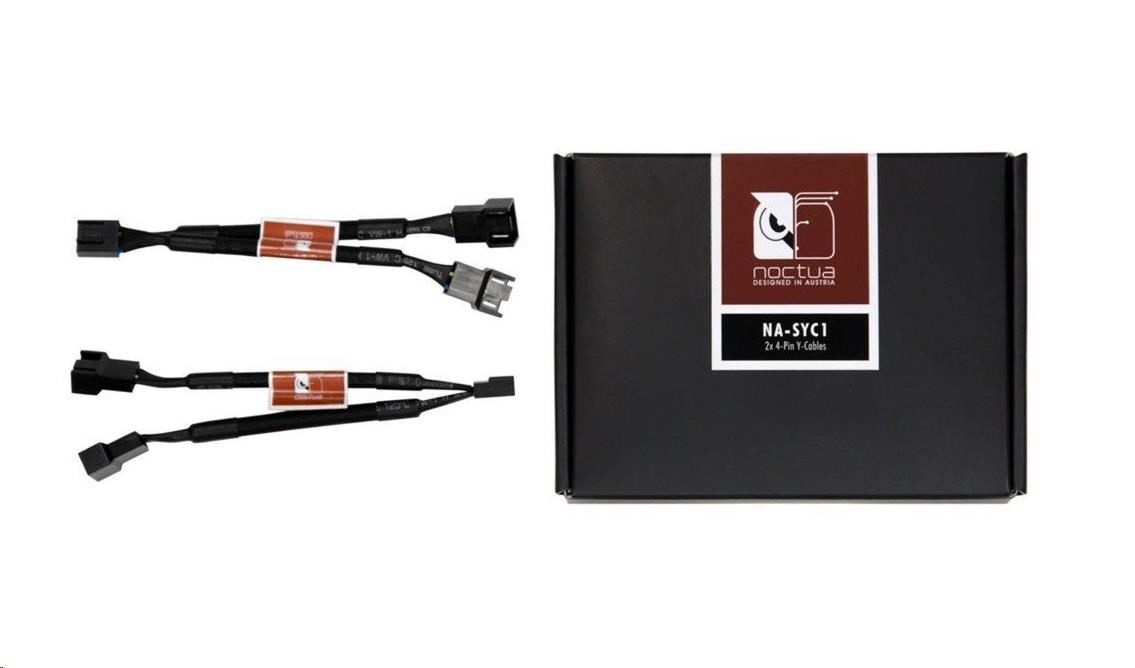 NOCTUA NA-SYC1 - sada 2 ks Y adaptérů pro 4pin ventilátory