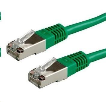 XtendLan patch kabel Cat6A, SFTP, LS0H - 0, 25m, zelený (prodej po 10 ks)