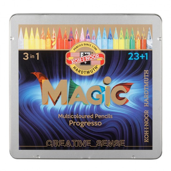 Koh-i-noor Souprava pastelek Progresso Magic - 23+1 ks - 8774