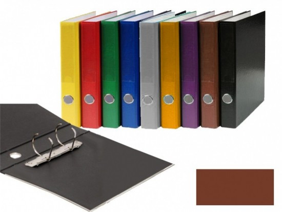 Remeslosluzba Pořadač A4 lamino - 2 kroužky - 27/16 mm - hnědá – Remeslosluzba |  |  |