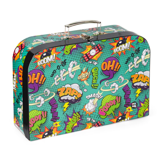 Oxybag Kufřík lamino 34 cm - Komiks - 6-07625