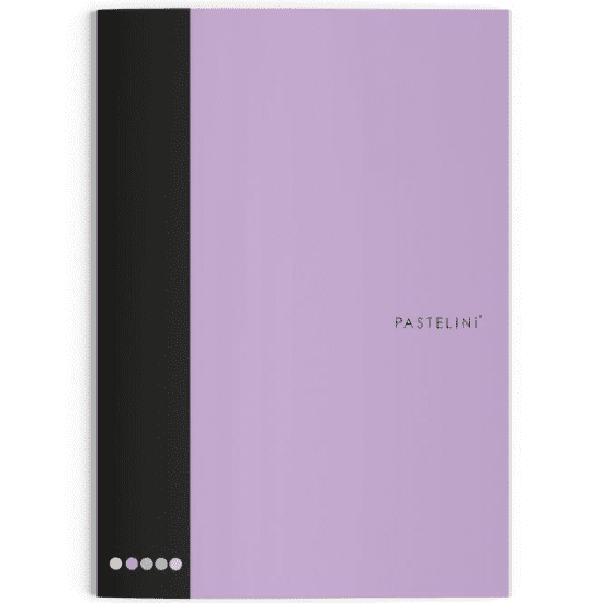 Oxybag Školní sešit 444 - A4, linkovaný, 40 listů - PASTELINi fialová - 6-90025