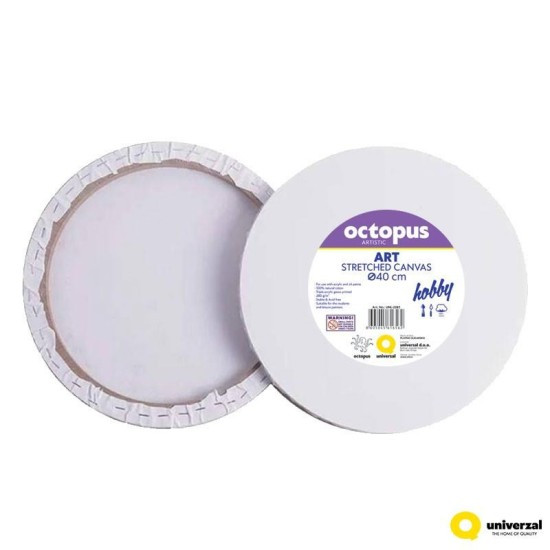 Octopus Malířské plátno kulaté OCTOPUS Hobby - 40 cm - 280 g/m2