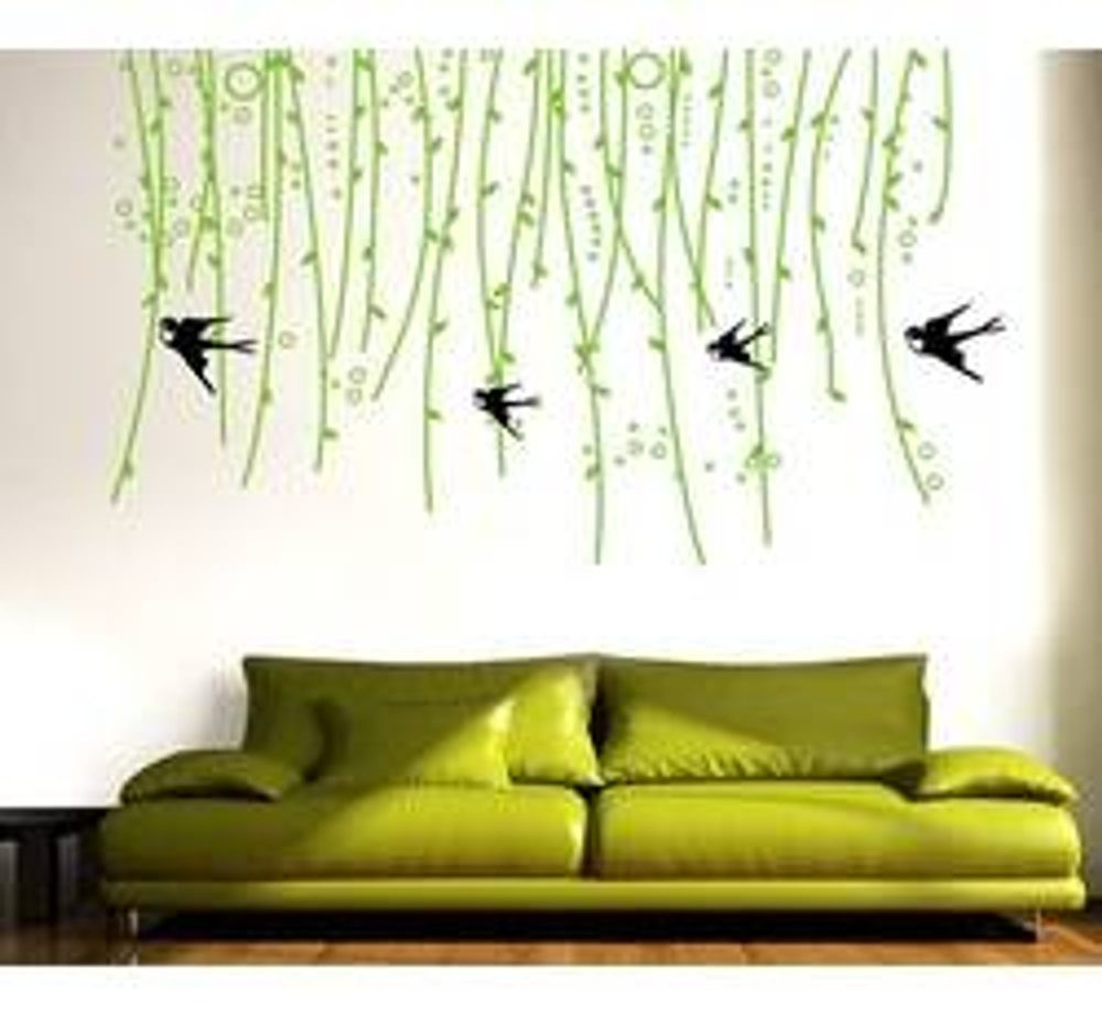 Samolepky na zeď - Vlaštovky - Nalepovací tabule - Nalepovací tabule