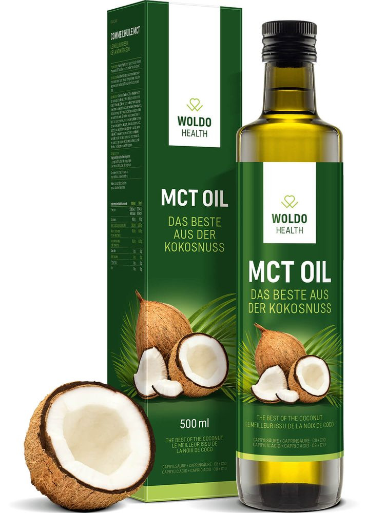 MCT olej z kokosů 500ml - WoldoHealth®