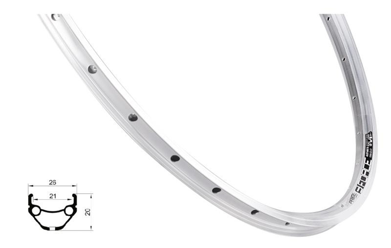 Force Ráfek PRIME 622x21, 36děr, stříbrný