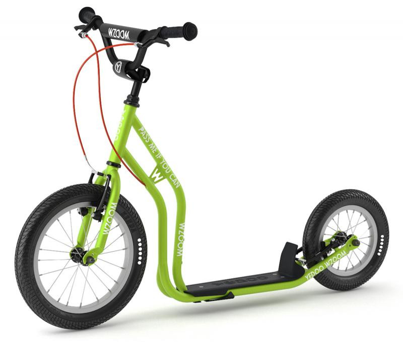 Yedoo Wzoom New Zelená koloběžka + blikačky zdarma