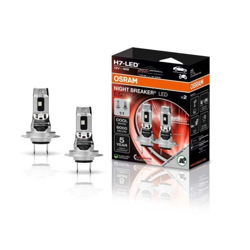 Sada autožárovek Night Breaker LED SPEED H7, 12V, 16W (2ks)