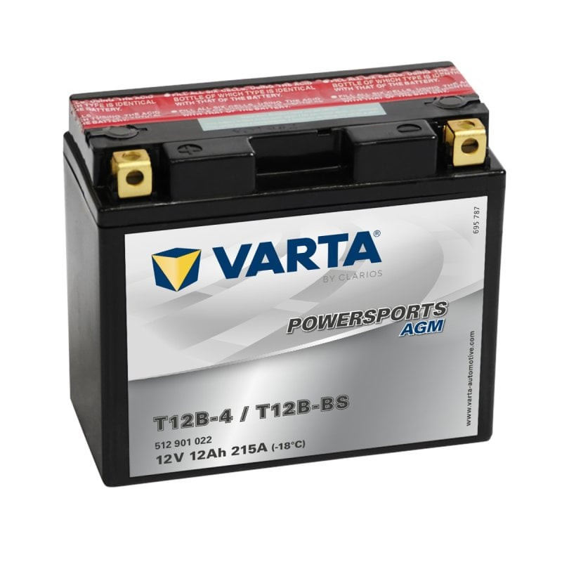 Motobaterie Varta Powersports AGM T12B-BS