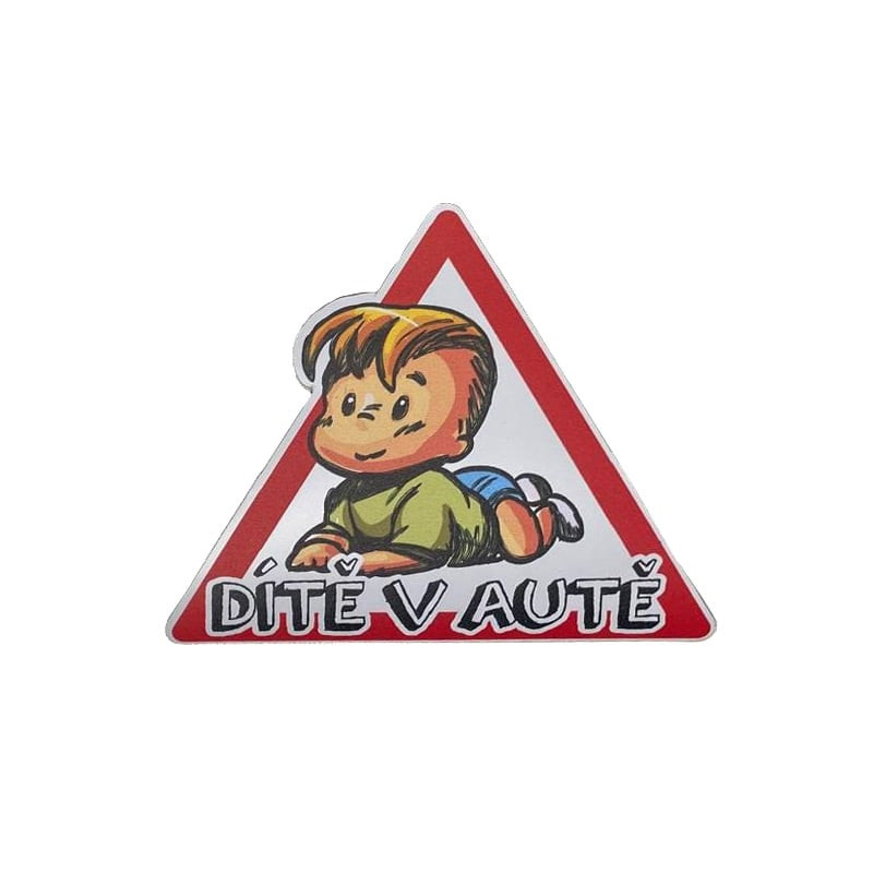 Magnetka dítě v autě (chlapeček)
