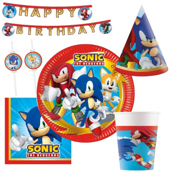 Party set - Sonic, pro 6-8 osob