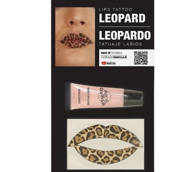 Tetování na rty Leopard