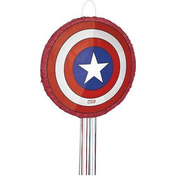 Piňata Kapitán Amerika štít