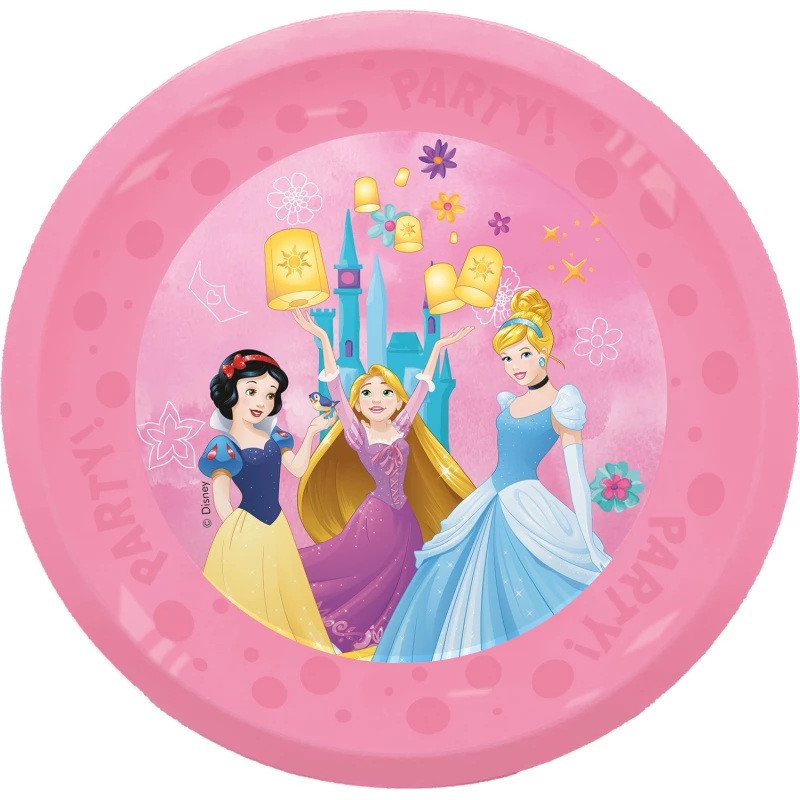 Talířek opakovaně použitelný Princess Disney 21cm 4ks